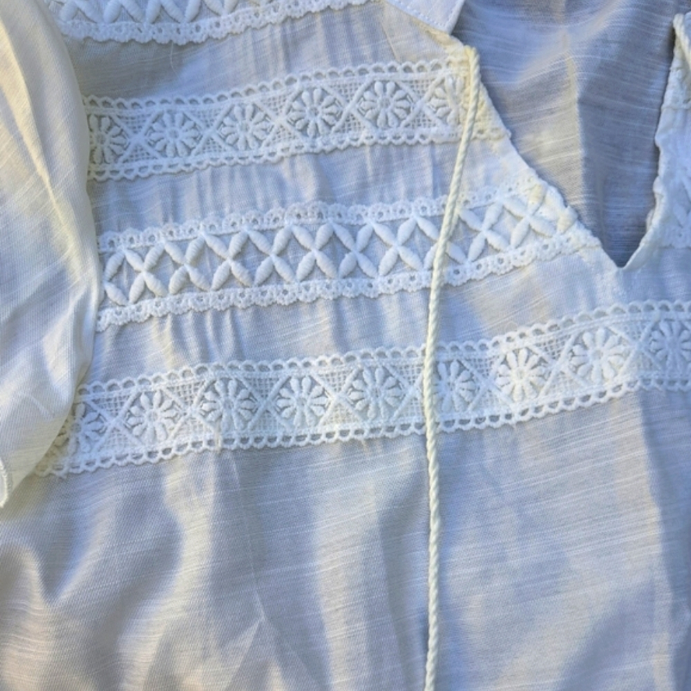 White cotton dress - Picture 2 of 4